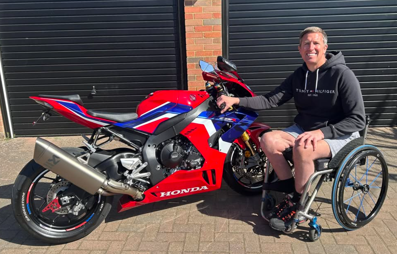 Steve Mercer with Honda CBR1000RR-R Fireblade. Credit: Instagram/Steve Mercer.